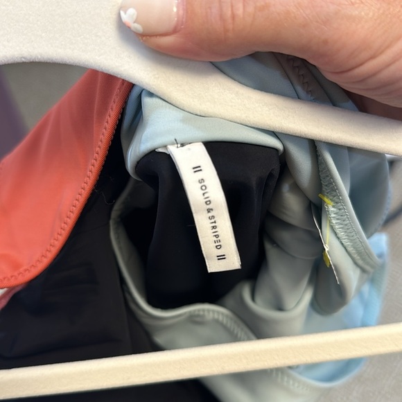 SOLID AND STRIPED THE BALLERINA ONESIE - BLACK/LIGHT BLUE/RED - Picture 9 of 10